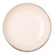 Prato 23cm Para Massa De Cerâmica Linear Branco